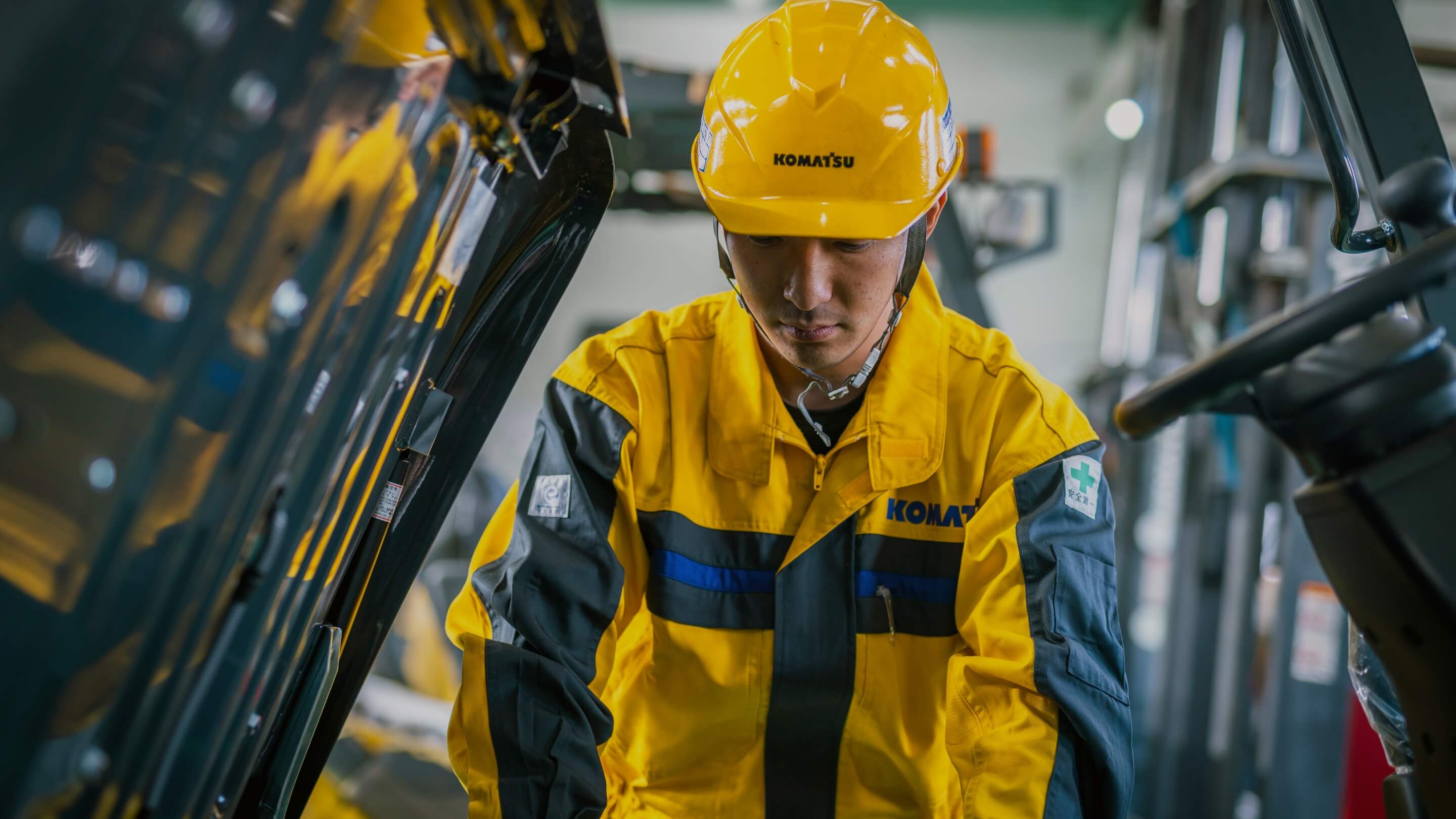 サービスエンジニアの仕事の様子